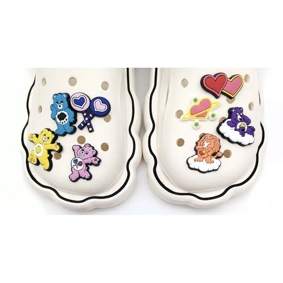 26 PCS CARE BEARS Inspired SHOE CHARMS Decorations for CLOGS SANDALS NEW - Picture 3 of 5